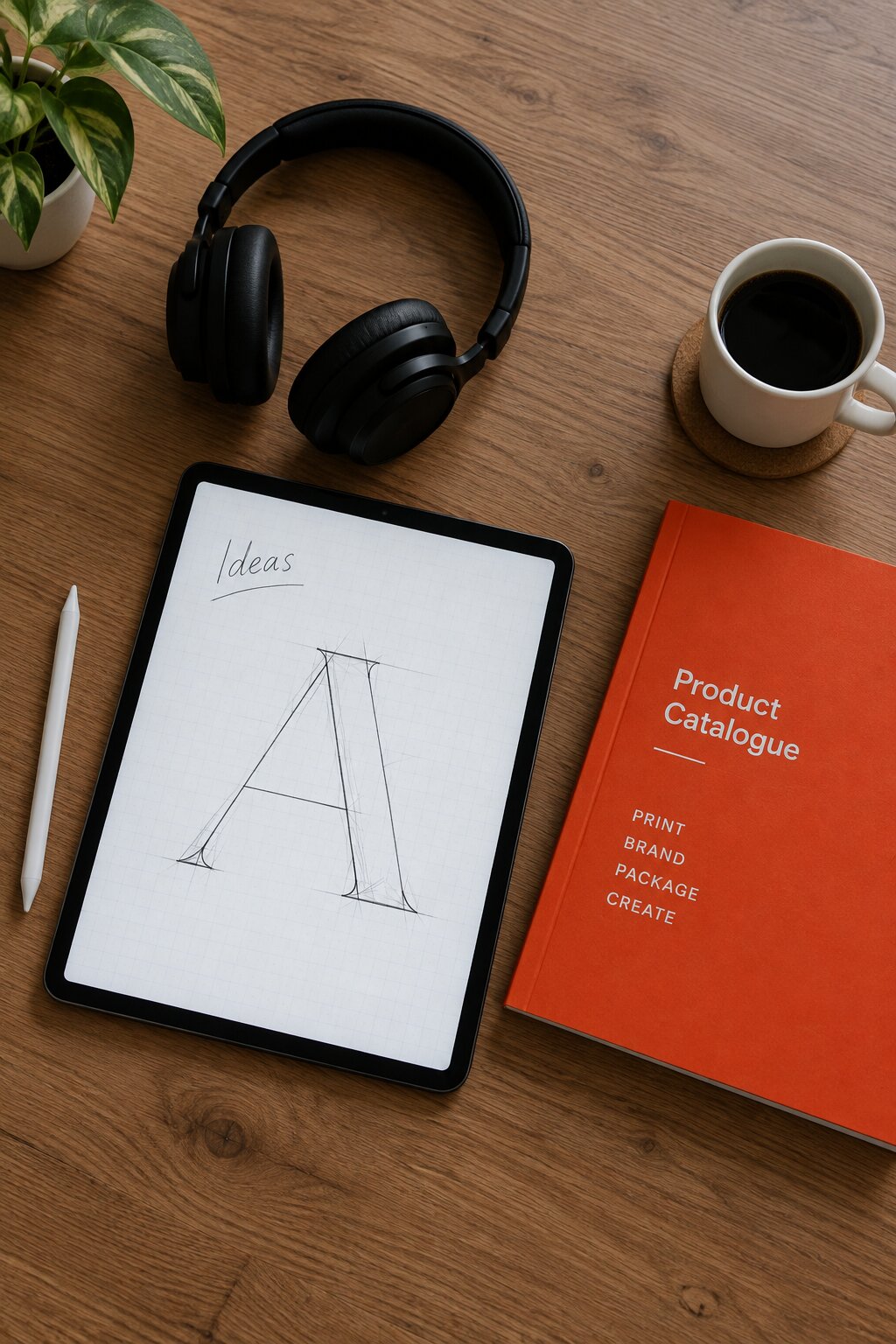 Customer reviewing and approving final print artwork